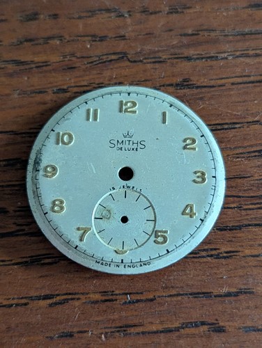 Smiths deluxe watch dial - smiths,