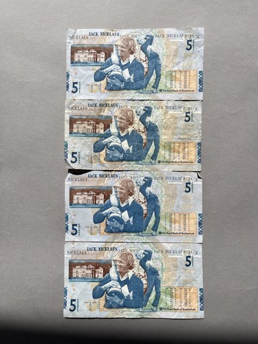 Royal bank scotland 5 - 4, £5