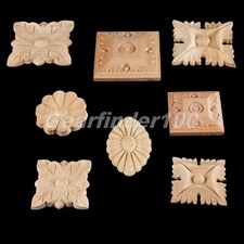 6/8cm Unpainted Wooden Onlay