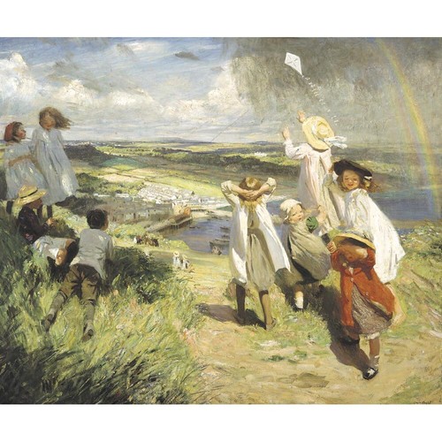 Flying the kite - the, kite,