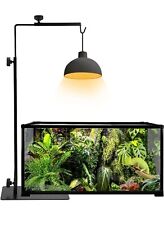 Reptile Lamp Stand, Adjustable 13-25 Inch for Snake Lizard Chick Turtle Spider