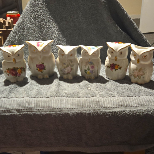 Aynsley fine bone china owl - aynsley,