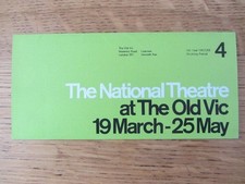 JEREMY BRETT DEREK JACOBI   -  NATIONAL THEATRE Old Vic 1967/68 season
