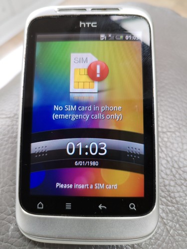 Htc wildfire a510e silver - s,