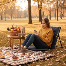 Folding Camping Floor Chair