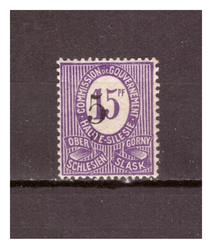 Upper silesia 1920 postage - silesia,