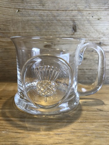Dartington crystal thistle - crystal,