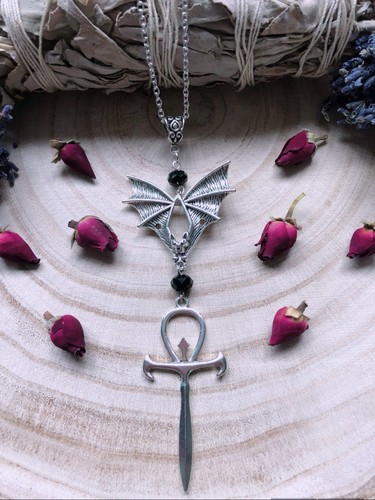 Vampyric ankh necklace - vampyric, vampire