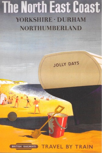 Postcard rail poster - rail,