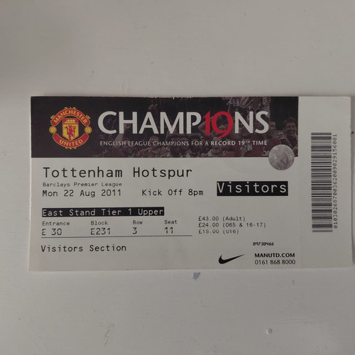 Ticket stub manchester - ticket, stub-manchester