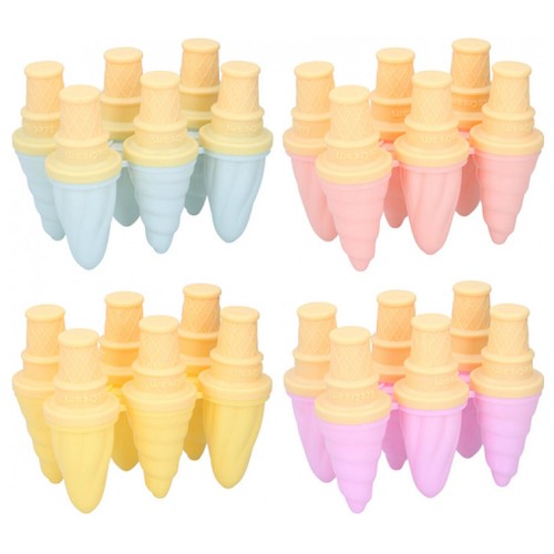 Ice lolly cream maker mold - 6x,