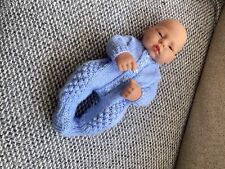Hand Knit Baby Romper Set To