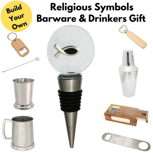 Religious symbols barware - religious,