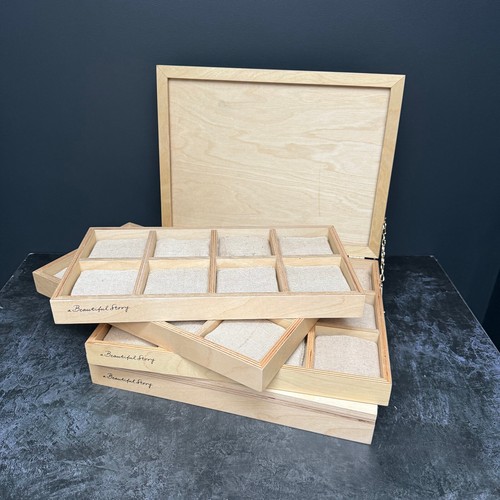 Plywood jewellery display - jewellery,
