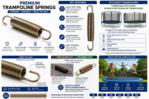 36x trampoline springs - trampoline,