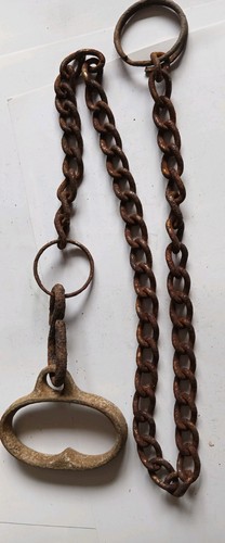 Vintage old cast iron over - cast,