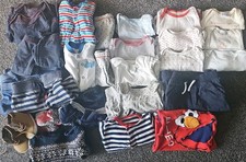 Large Bundle of Baby Clothes - Newborn-6M - Boys & Neutral. M&S, JL, F&F, PetitB