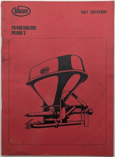 Vicon vari spreader 400 - vicon, ps