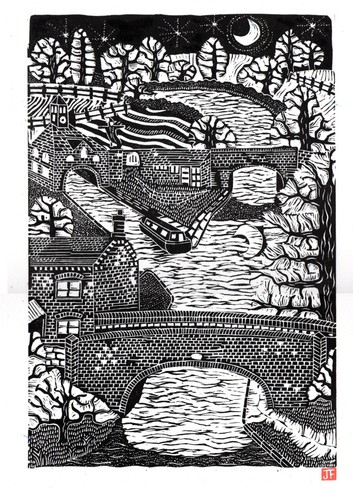 View over apple - pie, lane