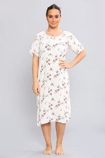 Ladies Floral Short Sleeve