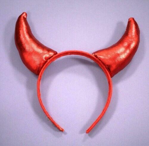 Red devil horns headband - devil,