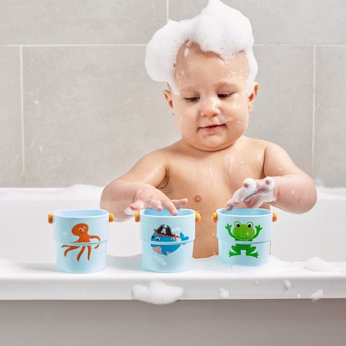 Baby bath toys - toys, buckets