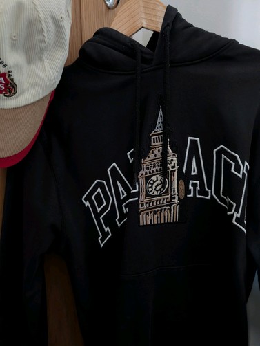 Palace big ben hoodie - palace, black