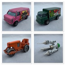 Vintage Corgi Juniors Bundle - Charlie’s Angels Steam Roller Marvel Liberator