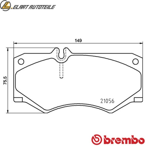 Brake pad set disc - ,