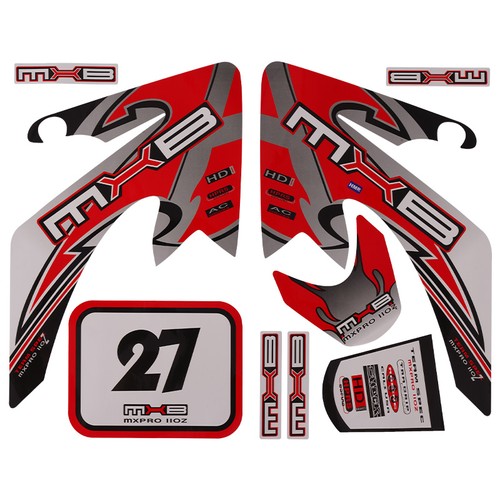 Sticker set red - sticker, top