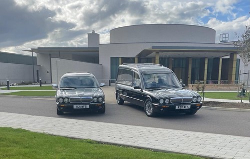 Jaguar hearse and limousine - and,