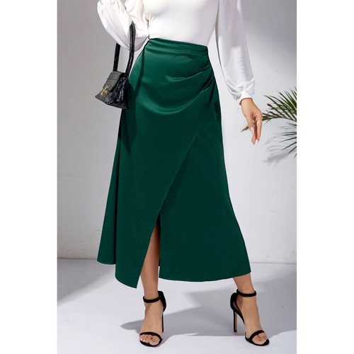 Women high waist long skirt - waist,