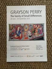 Grayson Perry, Vanity if Small Differences, original exhibition poster, 2013