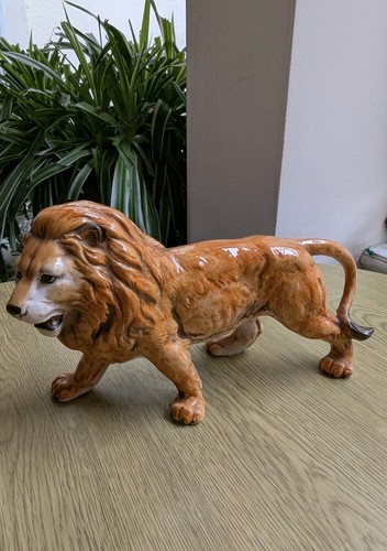 Carl sheidig porcelain lion - carl,