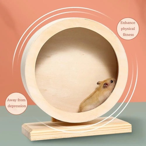 Silent wooden hamster - silent,