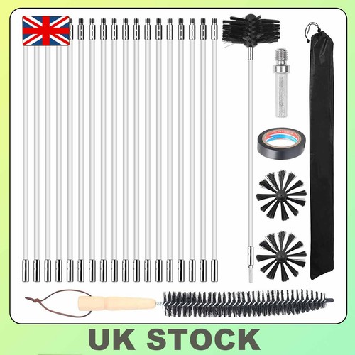 Flexible chimney cleaning kit - chimney,