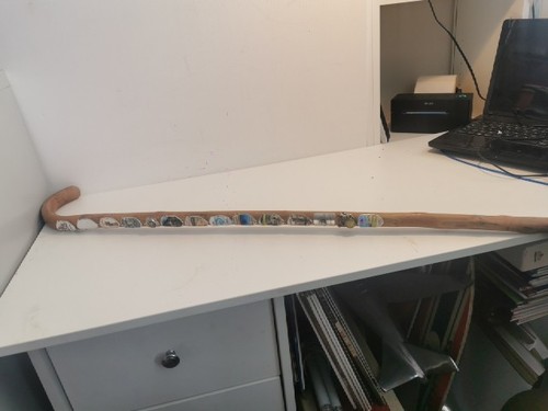 Vintage wood walking stick - walking,