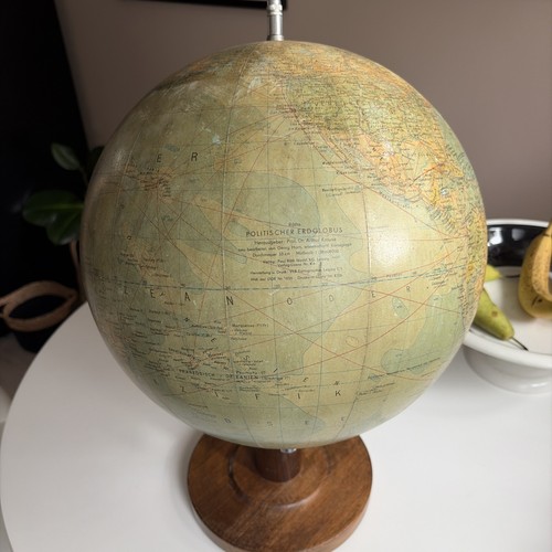 Vintage political globe