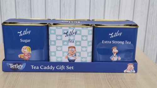 Tetley tea caddy gift - gift, set