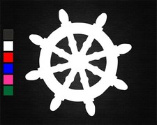 PIRATE SHIP WHEEL VINYL DECAL
