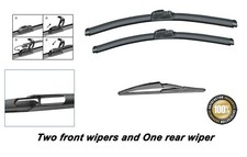 Nissan Micra 2003-2005 Brand New Front and Rear windscreen wiper blades 21"18"12