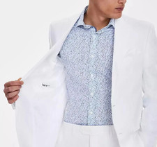 Bar III Men's Slim-Fit White