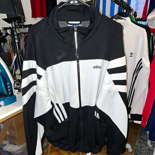 Vtg adidas men full zip - full,