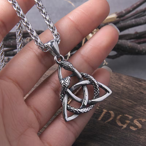 Men celtic knot snake - celtic,