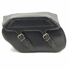 Klicbag Motorcycle Saddlebag Faux Leather Pannier Cruiser Retro Touring Bag