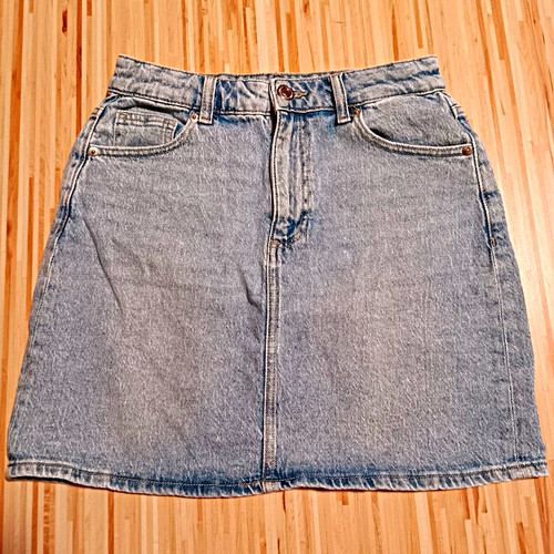Vero moda womens denim skirt - denim,