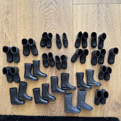 Vintage action man boots - man,