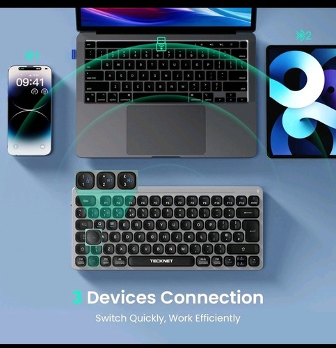 Tecknet wireless keyboard - wireless,