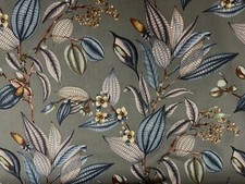 Seed Pod Floral Fabric Cotton