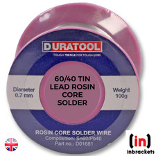 60/40 SOLDER WIRE 0.7MM 100g